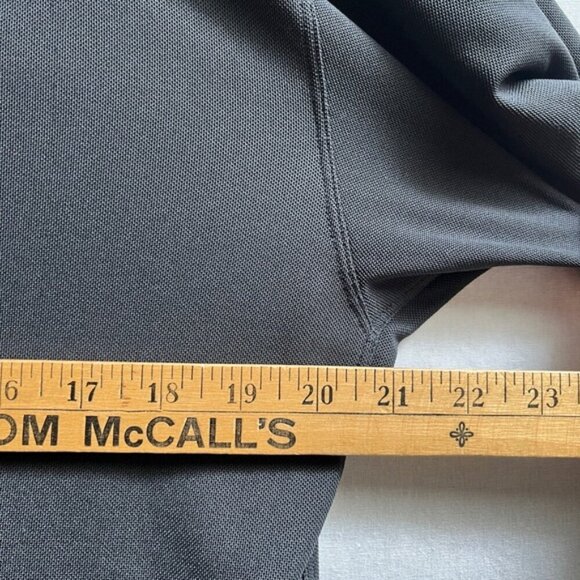 The North Face classic black polo shirt Sz M - Picture 6 of 7